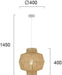 Modern Pendant Lamp VIOKEF FELIS 4198300 1xE27 - Lampbroker