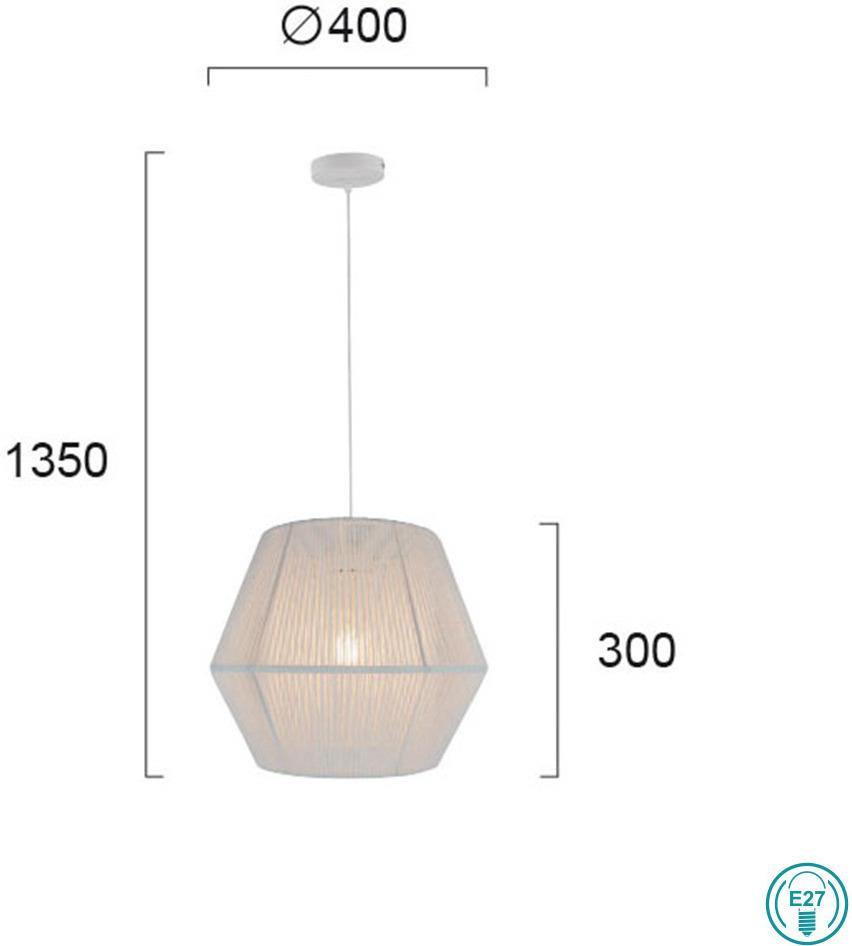 Modern Pendant Lamp VIOKEF ZAIRA 4198100 1xE27 - Lampbroker