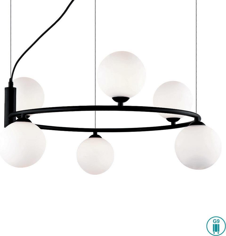 Modern Chandelier VIOKEF FANCY 4208500 6xG9 - Lampbroker