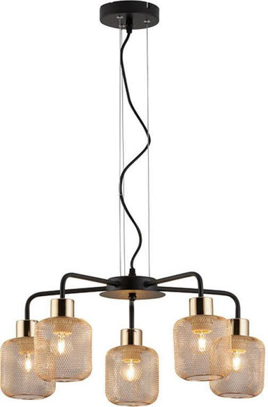 Classic Chandelier VIOKEF LOREN 4165500 5xE27 - Lampbroker