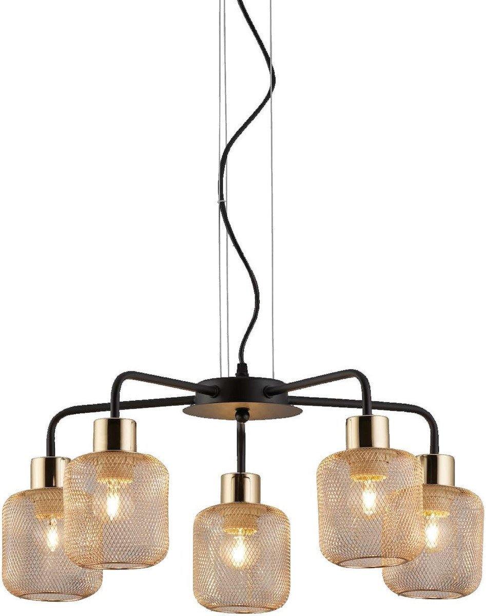 Classic Chandelier VIOKEF LOREN 4165500 5xE27 - Lampbroker