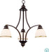 Classic Chandelier VIOKEF CLAIR 4133600 3xE27 - Lampbroker