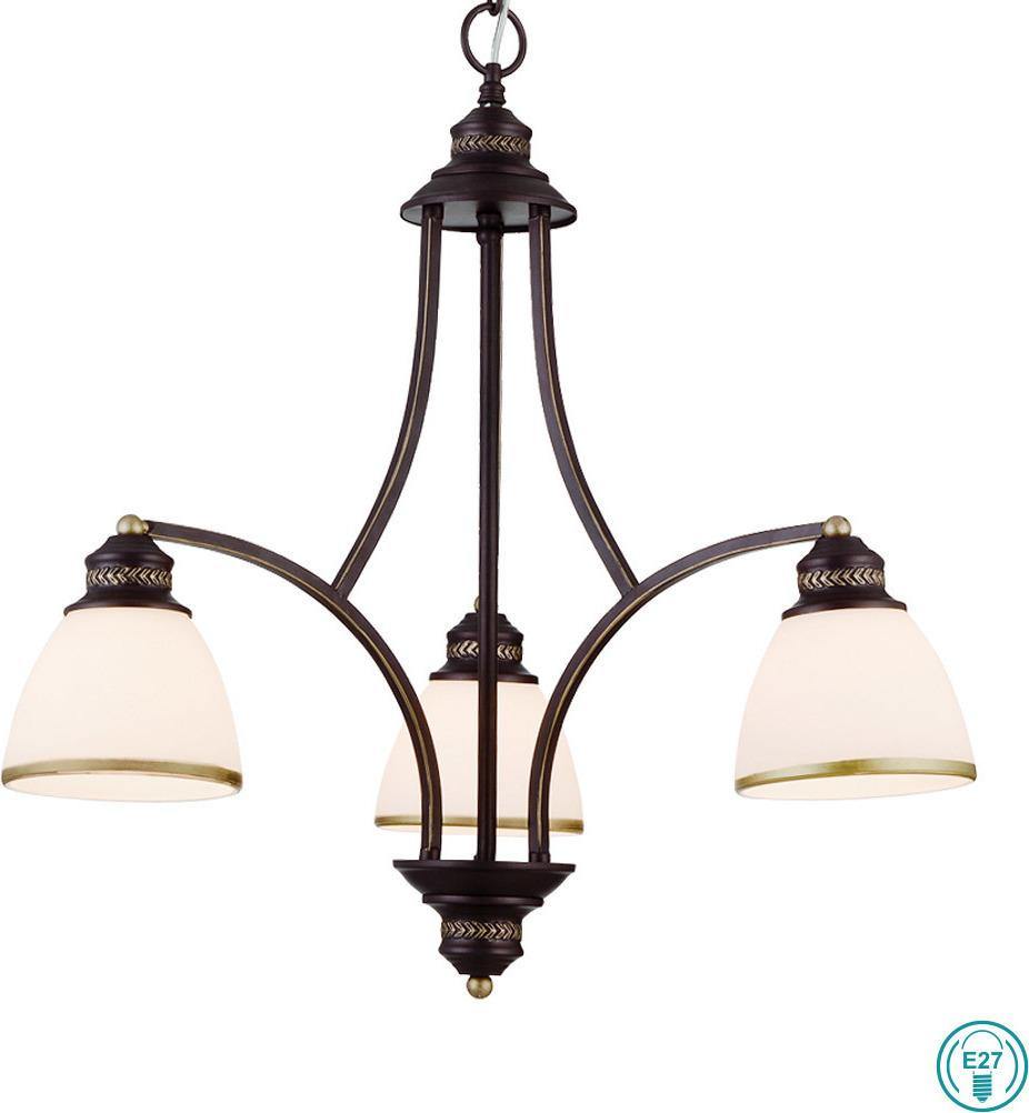 Classic Chandelier VIOKEF CLAIR 4133600 3xE27 - Lampbroker