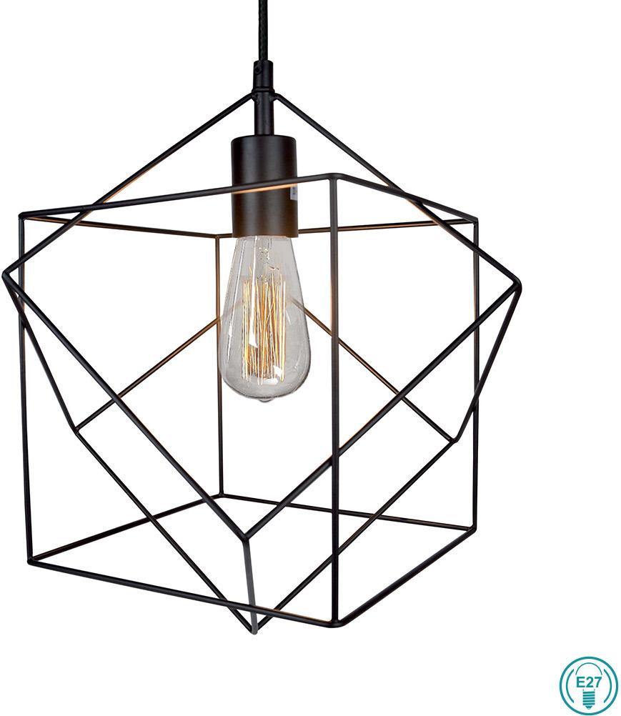 Modern Pendant Lamp VIOKEF QUADRO 4193400 1xE27 - Lampbroker