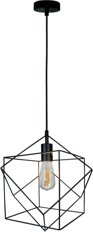 Modern Pendant Lamp VIOKEF QUADRO 4193400 1xE27 - Lampbroker