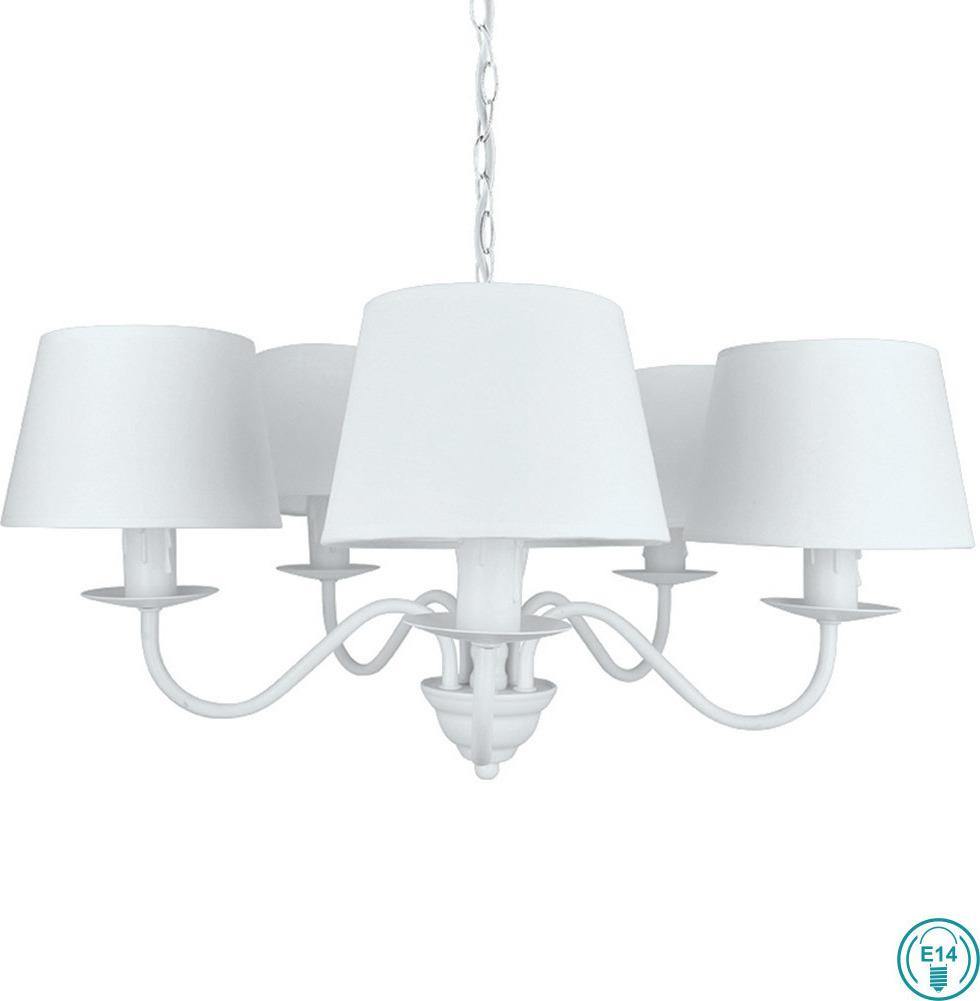 Classic Chandelier VIOKEF REANNA 4138800 5xE14 - Lampbroker