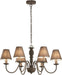 Classic Chandelier VIOKEF FATIMA 4163600 6xE14 - Lampbroker