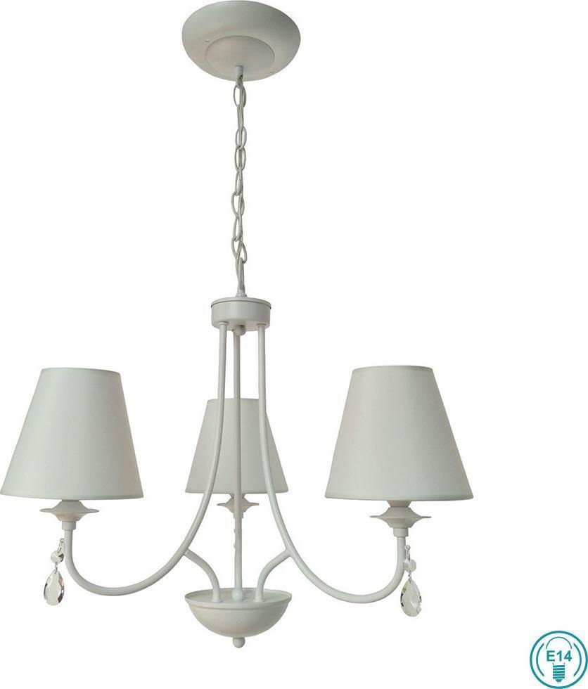 Classic Chandelier VIOKEF PATRICIA 4164100 3xE14 - Lampbroker