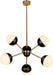 Modern Chandelier VIOKEF ORBIT 4221900 6xG9 - Lampbroker
