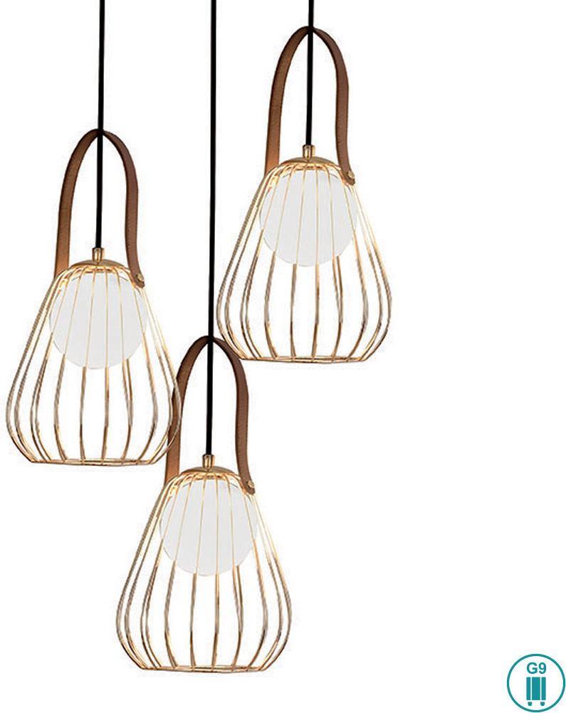 Modern Pendant Lamp VIOKEF LEVIK 4197500 3xG9 - Lampbroker