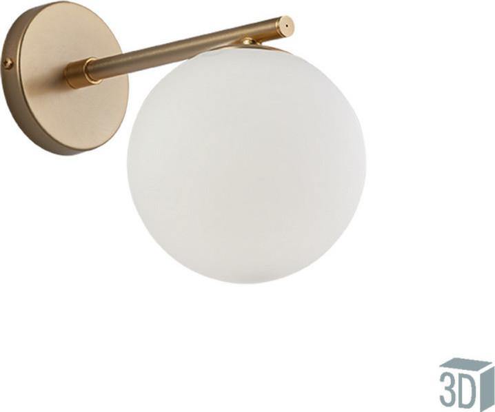 Modern Wall lamp VIOKEF GLOBE 3094700 1xE14 - Lampbroker