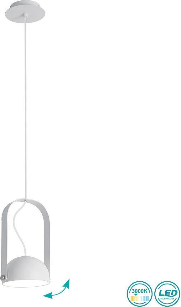 LED Pendant lamp VIOKEF HEMI 4205600 6W 3000K - Lampbroker