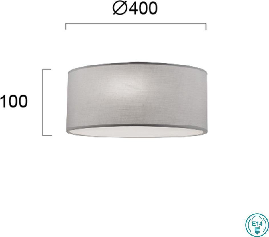 VIOKEF Modern Ceiling BRISTOL 4114600 3xE27 - Lampbroker