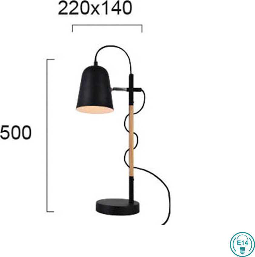 Modern Table Lamp VIOKEF EDDIE 4163800 1xE14