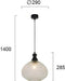 Classic Pendant Lamp VIOKEF ANETTE 4233400 1xE27 - Lampbroker