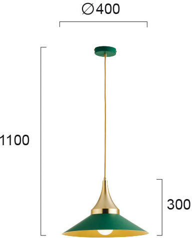 Modern Pendant Lamp VIOKEF MENTA 4241300 1xE27