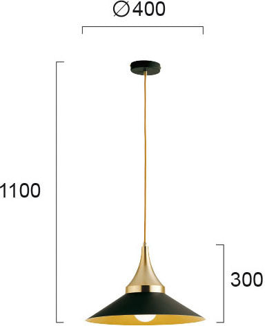 Modern Pendant Lamp VIOKEF MENTA 4241301 1xE27