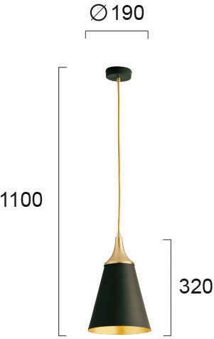 Modern Pendant Lamp VIOKEF MENTA 4241501 1xE27