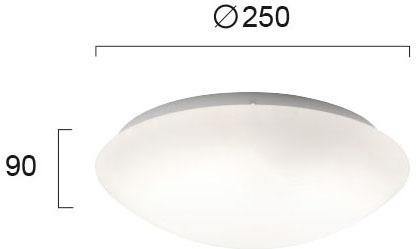 Classic Ceiling VIOKEF DISK 4144700 1xE27 - Lampbroker