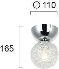 Modern Ceiling VIOKEF SYLIA 4239100 1xG9 - Lampbroker