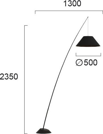 Modern Fantern Viokef Rod 4221000 1xe27