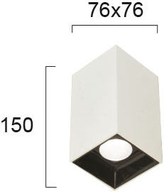 LED външна повърхност Unwight Viokef Glam 4240500 12W 3000K