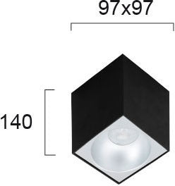 Indoor Surface Downlights VIOKEF JHONNY 4240701 1xGU10