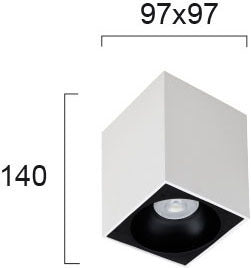 Indoor Surface Downlight VIOKEF JHONNY 4240700 1xGU10