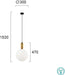 Modern Pendant Lamp VIOKEF NEPTUNE 4230600 1xE27 - Lampbroker