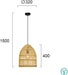 Modern Pendant Lamp VIOKEF ANTEO 4228300 1xE27 - Lampbroker