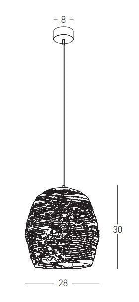 Modern Pendant Lamp  ZAMBELIS