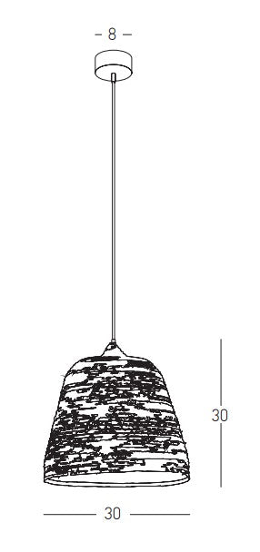 Modern Pendant Lamp  ZAMBELIS