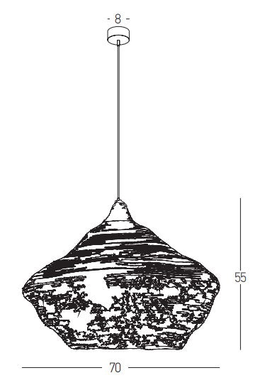 Modern Pendant Lamp  ZAMBELIS