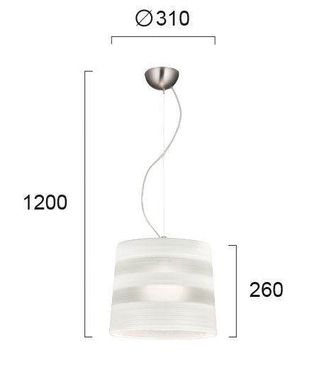 Modern Pendant Lamp VIOKEF SANDY  1xE27