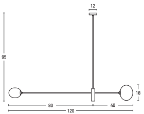 Modern Pendant Lamp  ZAMBELIS