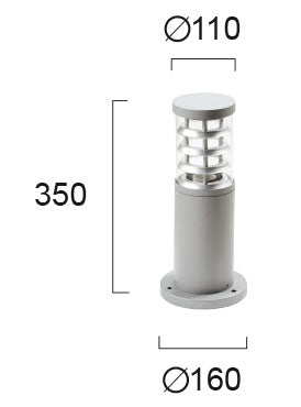 OUTDOOR Floor Lamp VIOKEF NAXOS  1xE27 IP44