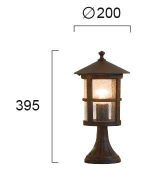 Outdoor Floor Lamp VIOKEF SKIATHOS 4056300 1XE27 IP54