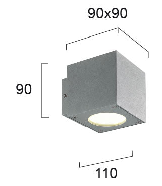 LED Outdoor Wall Lamp VIOKEF KOS Up/Down 4097900  6W IP44