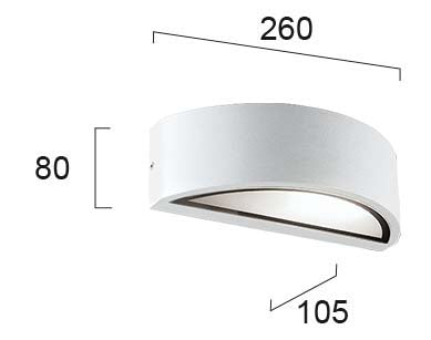 Outdoor Wall lamp VIOKEF RHODES 1xE27 IP54