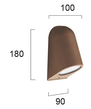 Outdoor Wall lamp VIOKEF HYDRA 1XGU10 IP54