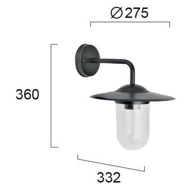 Outdoor Wall lamp VIOKEF CAMPANA  1xE27 IP65