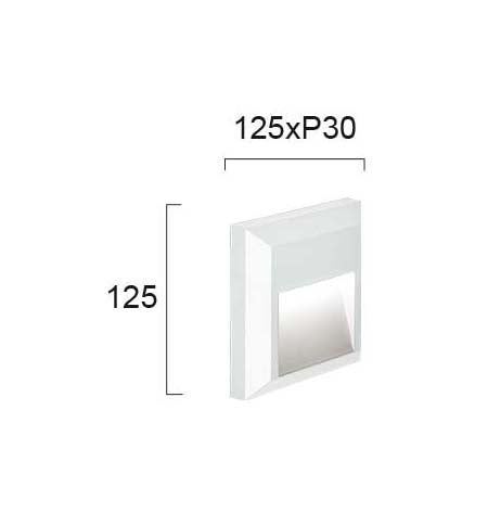 LED OUTDOOR Wall Lamp VIOKEF LEROS PLUS  IP44