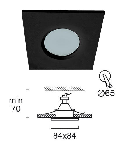 Recessed Spot VIOKEF  VIKI 1X GU10 IP44