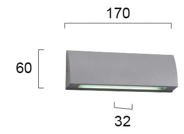 LED Outdoor Wall Lamp VIOKEF TECH IP54