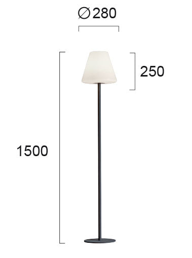 OUTDOOR Floor Lamp VIOKEF VEGAS 4158100 1XE27 IP65