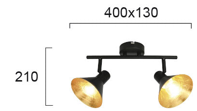 Wall and Ceiling Lamp HARVEY VIOKEF