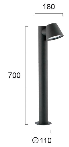 OUTDOOR Floor Lamp VIOKEF 4176500 MARC 1XGU10  IP44