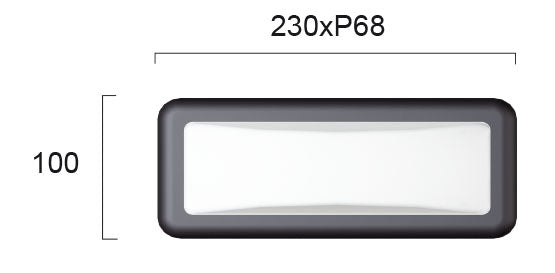 LED Outdoor Wall Lamp VIOKEF MINOS  IP54