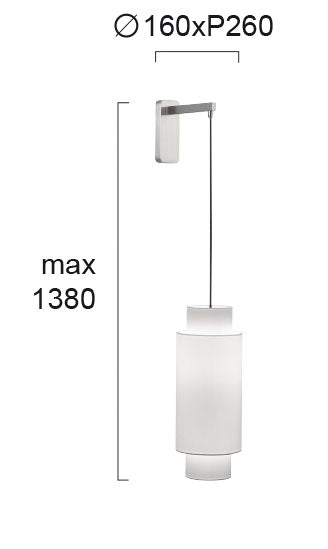 Modern Wall lamp VIOKEF MAYA 4196200 1xE27