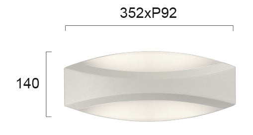 LED Outdoor Wall Lamp VIOKEF DOKOS 4199300 Up/Down 15W IP54